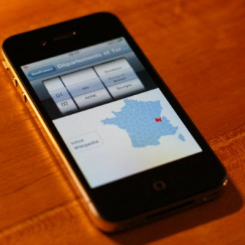 Geofrance sur iPhone