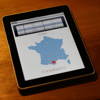 geoFrance sur l'iPad